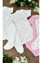 6 Piece Cotton Set for Newborn Baby - 3 Snap Fasteners Body and 3 Booties Bottom Polka Dot - 3