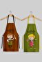 Ays Home Happy Chefs Adult 2-Piece Kitchen Apron Set - 2