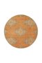 Yellow Framed Traditional Woven Base Washable Carpet Miravip9140 - 4