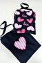 Ays Home Set of 2 Kitchen Aprons with Cute Hearts - 2