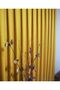 Ready-To-Use Dark Yellow (Mustard) Frequent Pleated 1X3 Background Curtain Single Panel 9202 - 3