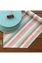 Placemat, 6-Piece Set of Sea Green Pastel Placemats and Table Runner , New Collection