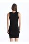 XSIDE Women's Crew Neck Solid Bodycon Dress - 5