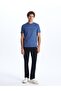 Crew Neck Short Sleeve Printed Combed Cotton Men's T-Shirt - 3