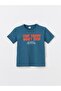 Crew Neck Printed Short-Sleeved Boys' T-Shirt