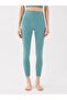 Women's Straight Seamless Tights with Elastic Waist - 4