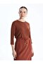 Crew Neck Shiny Stoned Long Sleeve Women's Blouse (S4) - 2