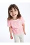 Crew Neck Short Sleeve Striped Baby Girl T-Shirt (S4)