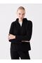 LCWAIKIKI Classic Women's Stand Collar Plain Zipper Sweatshirt