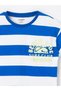 Lcw Baby Crew Neck Short Sleeve Striped Baby Boy T-Shirt - 3