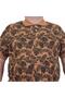 Men's Large Size Polo Collar T-Shirt Hawai 24455 Mink - 3