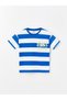 Lcw Baby Crew Neck Short Sleeve Striped Baby Boy T-Shirt