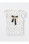 LCW Girl - Crew Neck Printed Short Sleeve T-Shirt