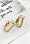 Pack of 2 Metal Medium Size Latch Buckle Rectangular T6666