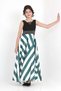 Young Girl Long Evening Dress Taffeta Fabric Zebra Pattern Special Day/Evening Dress Graduation Outfit - 6