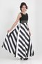 Girl's Long Evening Dress Taffeta Fabric Zebra Pattern Special Day/Evening Dress Graduation Outfit