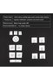 Mercedes C Series W204 Glass Keypad Plated Button 2008-2014 - 3