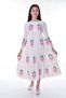 Girl's Long Length Cotton Linen Hijab Dress
