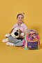 Kids Yellow Pink Cute Dog Patterned School Backpack 23752 - 6