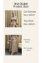 Women's Skirt Set with Waist Ties - 7
