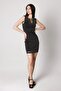 Women's Glitter Sleeveless Mini Dress