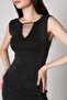 Women's Glitter Sleeveless Mini Dress - 6