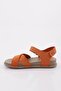 P31 Women's Cross Strap Sandals Genuine Leather Pink Nubuck - 3