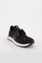 0160 Women's Black Patent Leather Sneakers - Lace-up and Stretch Shoes - 2
