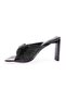 1306 Black Women's Bow Detailed Heeled Slippers - 3