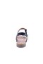 Women's Cross Strap Sandals Black Genuine Leather 41633133 - 8