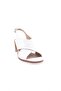 5450 Women's Cross-Strapped Heeled Sandals Genuine Leather White - 2
