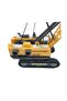 Set of Two Construction Machinery Crane and Bucket Excavator Work Vehicles Set - 3