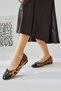 Tuyen Leopard Pattern Patent Leather Bowknot Ballerinas, Women's Ballerina Shoes Opportunity Product - 3