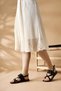 Genuine Leather Doraseos Buckle Detailed Black Gladiator Women's Sandals Opportunity Product - 3