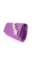 495-22Y Women's Evening Dress Clutch Bag Purple Satin - 2