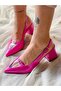 ALICE FUCHSIA PATENT LEATHER TRANSPARENT DETAILED Sandals SHOE - 6