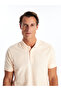 Polo Neck Short Sleeve Striped Men's T-Shirt - 3