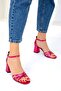 Fuchsia Women's Classic Heeled Shoes - 19235 Model - 3