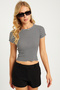 Women's Black-White Striped Blouse Xl2005 - 5