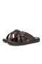 Melentias Genuine Leather Men's Slippers, Genuine Leather Slippers, Orthopedic Sole Slippers, Leather Slippers