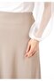 Maxi Boy Stone Color A-Line Zippered Lined Classic Skirt - 5