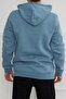 Hscstore Men's Kangaroo Pocketed Hooded Blue Sweatshirt - 2901 - 3