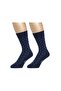 3 Pairs Seamless Men's Combed Cotton 4 Season Socks Durable Heel Toe - 3