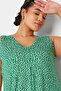 V-Neck Zero Sleeve Patterned Plus Size Dress -303194 - 4