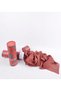 Crinkle Shawl - Breathable, Flexible and Easy Design, Lightweight Brick Color Special Gift Box - 3
