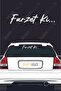 Farzet Ki Car Lettering-Car Window Lettering-Vehicle Sticker-Motorcycle Sticker