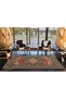 Red Traditional Woven Base Washable Carpet miravip9135 - 3