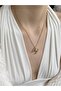 Gold Letter m Balloon Necklace - 3