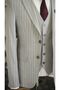 Men's Gray Suit Slim Fit Italian Style Pointed Collar Jacket Vest Pants - Xprzcom820-17 - 7