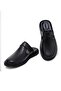 Mistra Genuine Leather Men's Slippers, Genuine Leather Slippers, Orthopedic Sole Slippers, Light Leather Slippers - 3